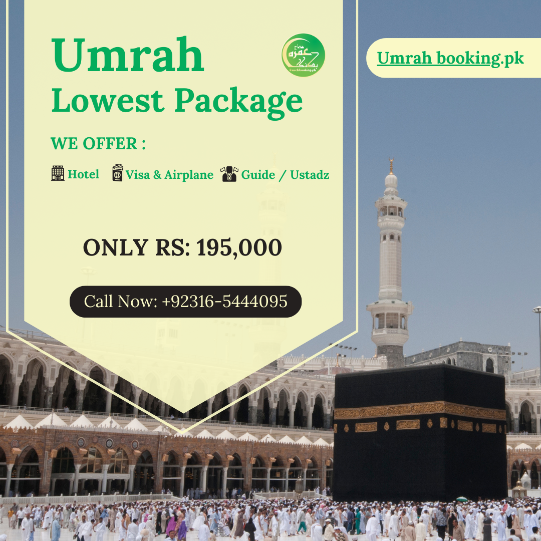 Lowest Umrah Booking packages